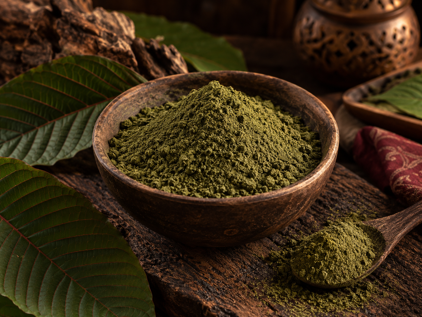 Red Borneo kratom powder