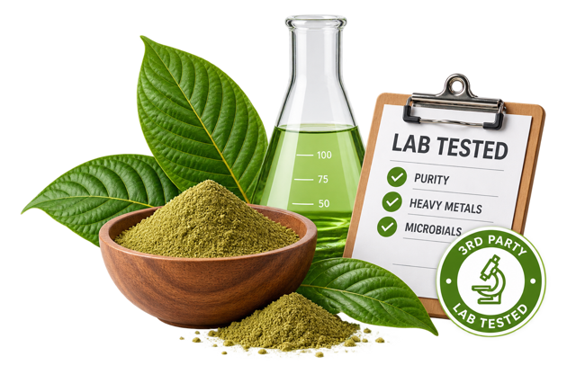 Third-party lab tested natural leaf